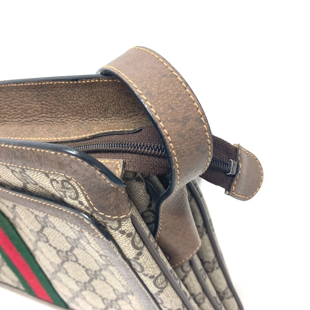 Gucci Sherry Line Crossbody Shoulder Bag Brown Canvas - Picture 4 of 15